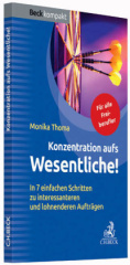 Konzentration aufs Wesentliche!