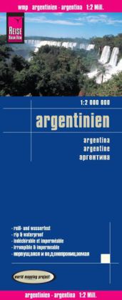 World Mapping Project Reise Know-How Landkarte Argentinien (1:2.000.000). Argentina / Argentine