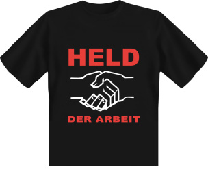 T-Shirt Held der Arbeit - schwarz - XL