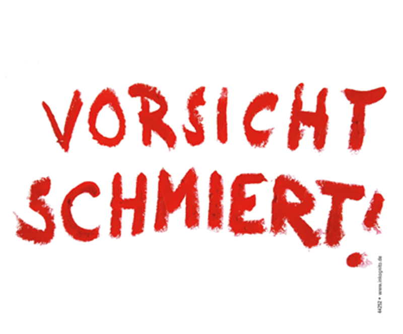 Brillenputztuch "Vorsicht, schmiert!"