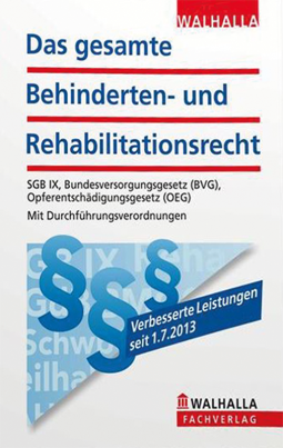 Das gesamte Behinderten- und Rehabilitationsrecht - Ausgabe 2013/2014 (TB)