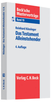 Das Testament Alleinstehender, m. CD-ROM