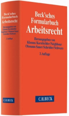 Beck'sches Formularbuch Arbeitsrecht, m. CD-ROM