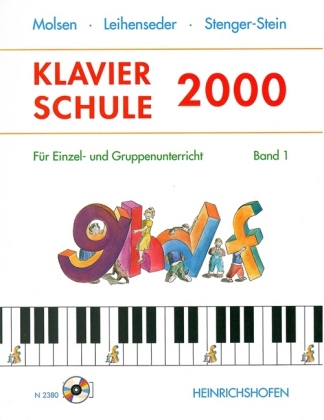 Klavierschule 2000, m. 2 Audio-CDs. Bd.1