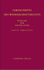 Fortschritte des Wissenschaftsrechts