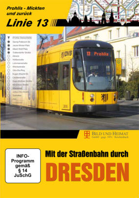 Mit der Straßenbahn durch DRESDEN - Linie 13 (DVD)