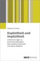 Explizitheit und Implizitheit