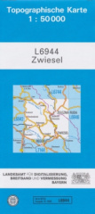 Topographische Karte Bayern Zwiesel